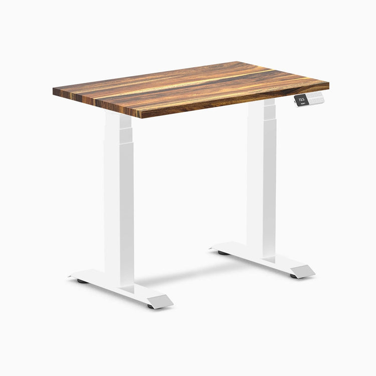Desky Dual Mini Hardwood Sit Stand Desk