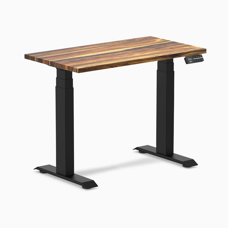 Desky Dual Mini Hardwood Sit Stand Desk