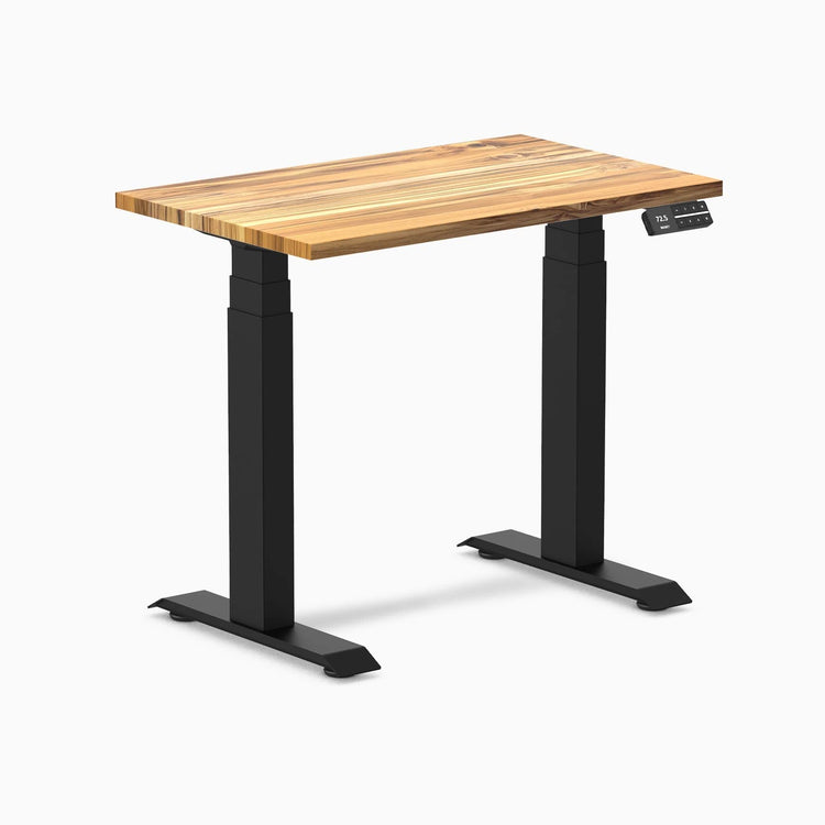 Desky Dual Mini Hardwood Sit Stand Desk