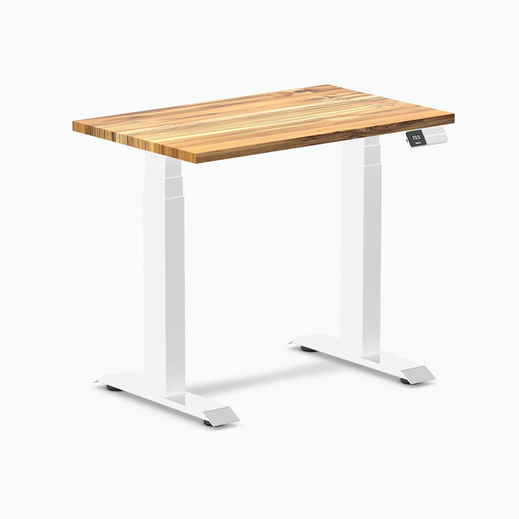 Desky Dual Mini Hardwood Sit Stand Desk