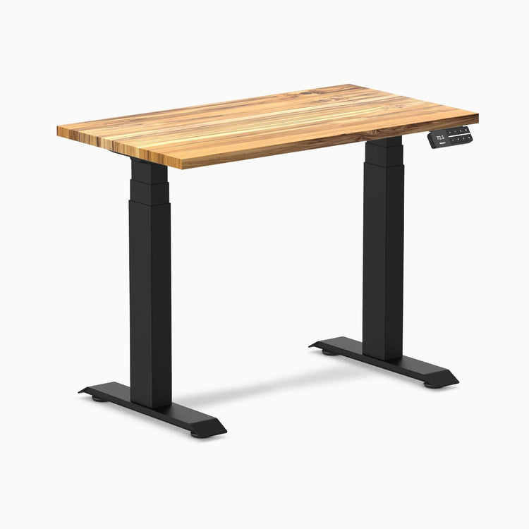 Desky Dual Mini Hardwood Sit Stand Desk