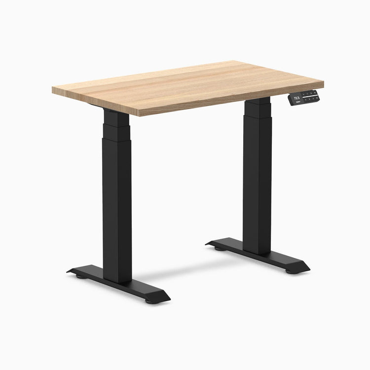Desky Dual Mini Hardwood Sit Stand Desk