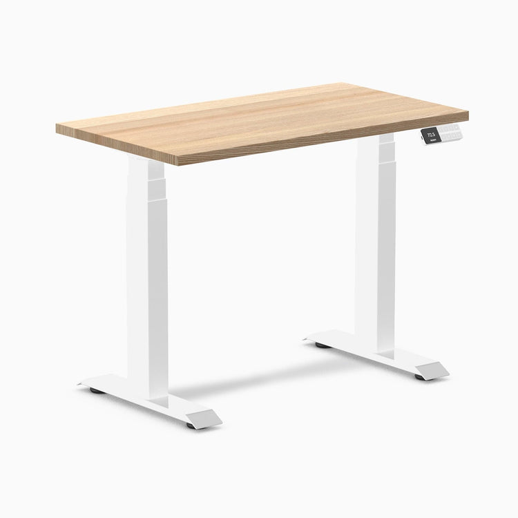 Desky Dual Mini Hardwood Sit Stand Desk
