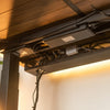 Desky Integrated Cable & Power Channel Matte Black -Desky®