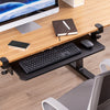 Support clavier à pince sous bureau