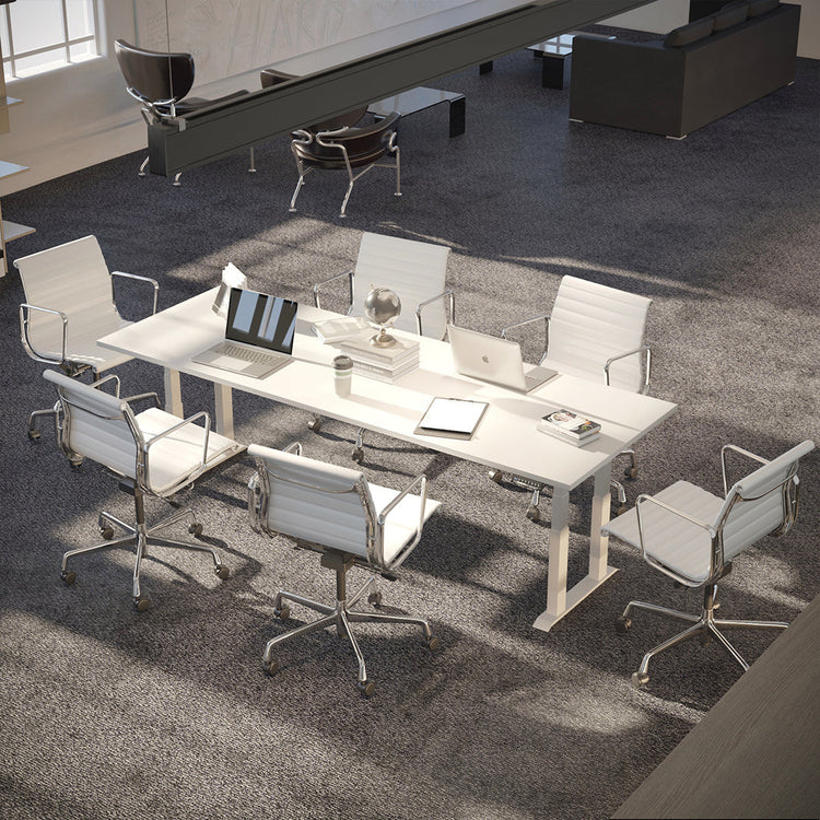 Pied de bureau assis debout Desky Quad Gris - Desky