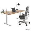 bureau fixe en chêne blanc