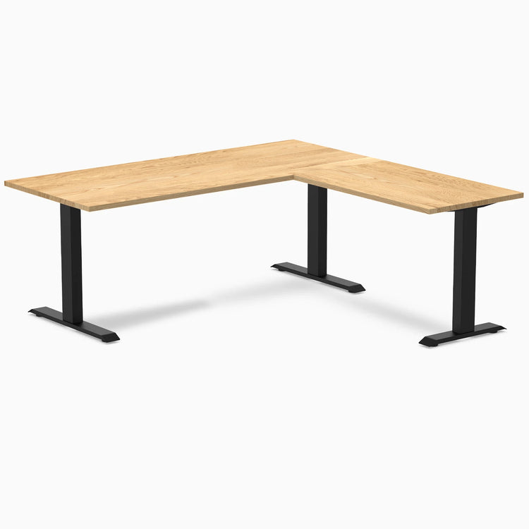 Bureau d'angle Desky Zero en bois massif